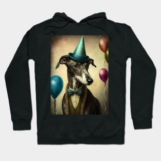 Greyhound At A Party Hoodie